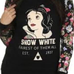 Disney Multicolor Hoodie with Floral Patterns